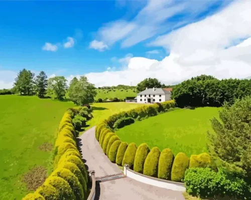 Ballydehob Ireland Paint by Numbers 