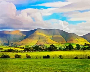 Galtee Mountains Paint by Numbers
