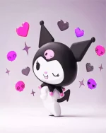 Hello Kitty Kuromi Paint by Numbers