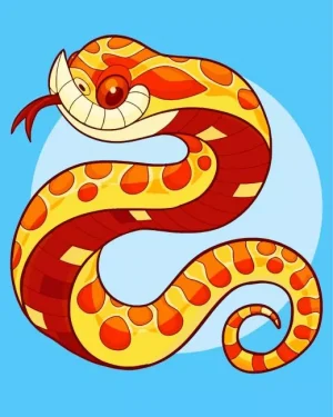 Aesthetic Hognose Art Paint by Numbers