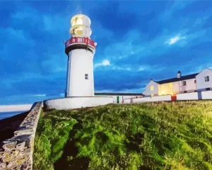 Cool Galley Head Lighthouse Paint by Number