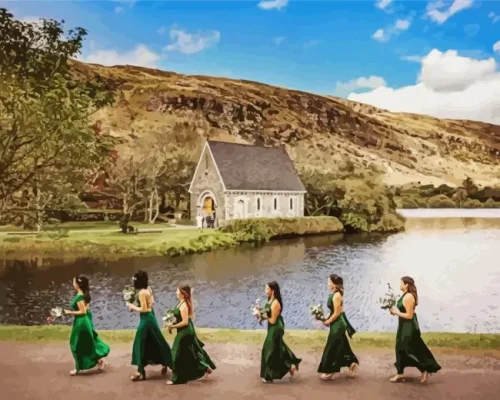 Gougane Barra Art Paint by Numbers 