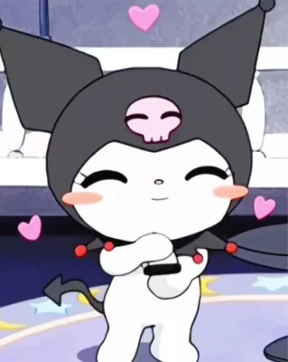 Kuromi Jester Rabbit Paint by Numbers 