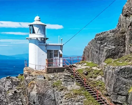 Sheeps Head Lighthouse Paint by Numbers