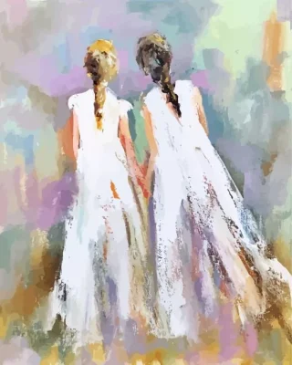 Two Sisters Paint by Number