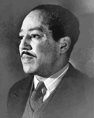 Black And White Langston Hughes Paint By Number
