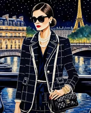 Chanel Girl Paint by Number