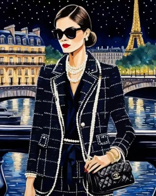 Chanel Girl Paint by Number