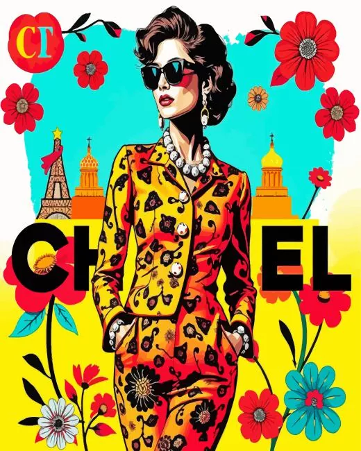 Chanel Lady Art Paint by Number