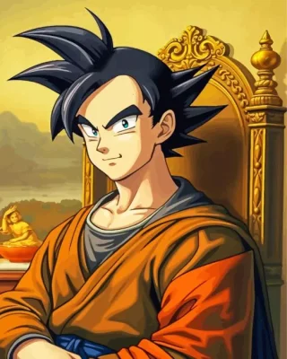 Goku Mona Lisa Paint By Numbers 