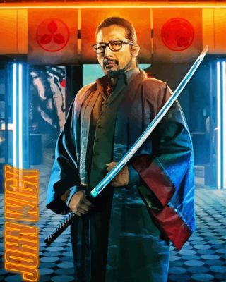 The Japanese Actor Hiroyuki Sanada Paint By Number