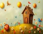 Whimsical House Paint by Number