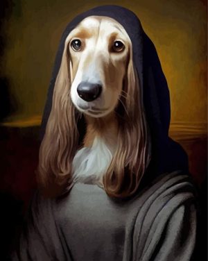 Afghan Hound Dog Paint By Numbers