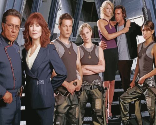 Battlestar Galactica Characters Paint By Number