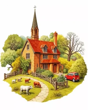 Aesthetic Herefordshire Paint By Numbers