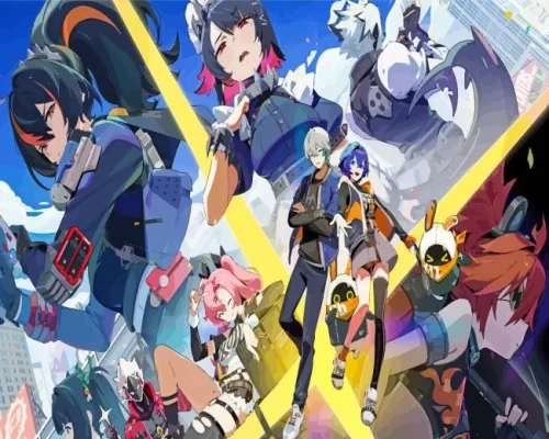 Zenless Zone Zero Game Paint By Numbers