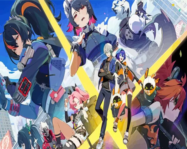 Zenless Zone Zero Game Paint By Numbers