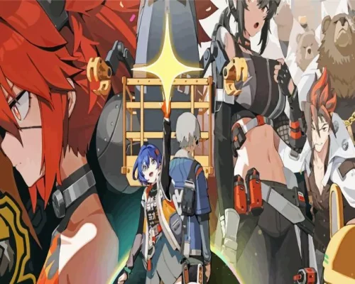 Zenless Zone Zero Game Characters Paint By Number