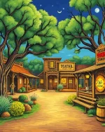 Aesthetic Luckenbach Texas Paint By Numbers