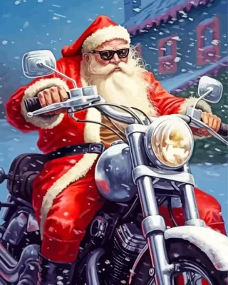 Cool Santa Paint By Numbers