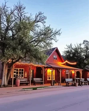 Luckenbach Texas Paint By Numbers