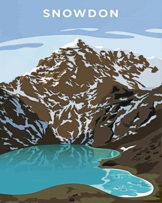 Mount Snowdon Poster Paint By Number