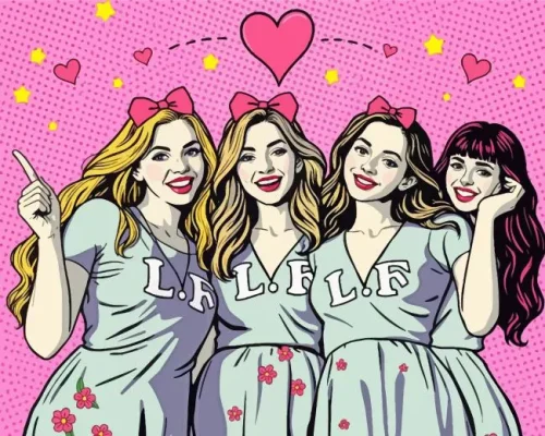 Sorority Art Paint By Numbers 