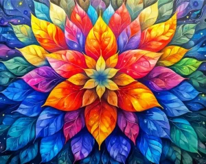 Bloom Mandala Paint By Numbers