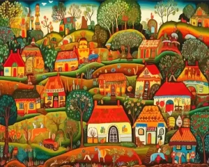 Folklore Vista Paint By Numbers