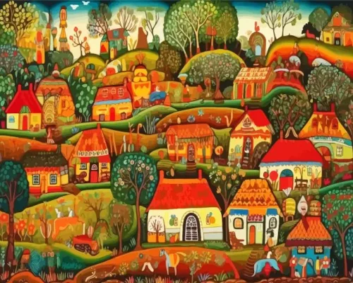 Folklore Vista Paint By Numbers