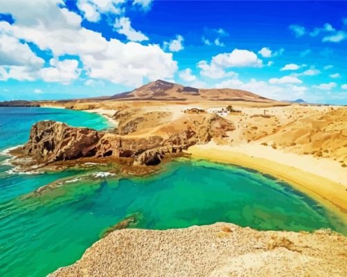 Lanzarote Canary Island Paint By Numbers