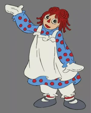 Raggedy Ann Anime Paint By Numbers