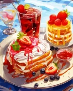 Sweet Breakfast Paint By Number