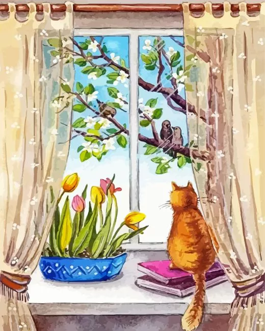 A Peaceful Morning Paint By Number