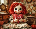 Cute Raggedy Ann Paint By Numbers