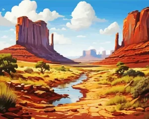 Monument Valley Paint By Numbers