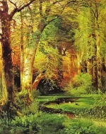 Forest Scene Paint By Numbers