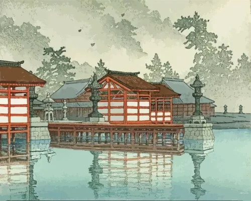 Miyajami In The Mist Paint By Number