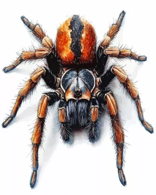Tarantulas Art Paint By Numbers