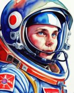 Yuri Gagarin Art Paint By Numbers