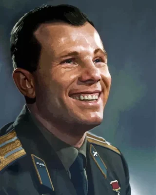 Yuri Alekseyevich Gagarin Paint By Numbers