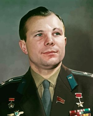 Aesthetic Yuri Gagarin Art Paint By Numbers