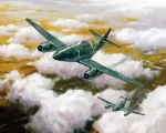 Me 262 Airplane Paint By Number