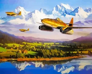 Me 262 Art Paint By Numbers