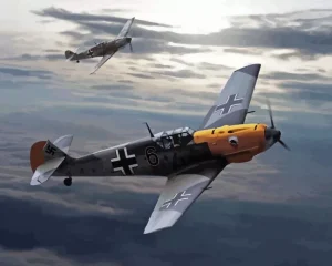 Messerschmitt Bf 109 Paint By Numbers