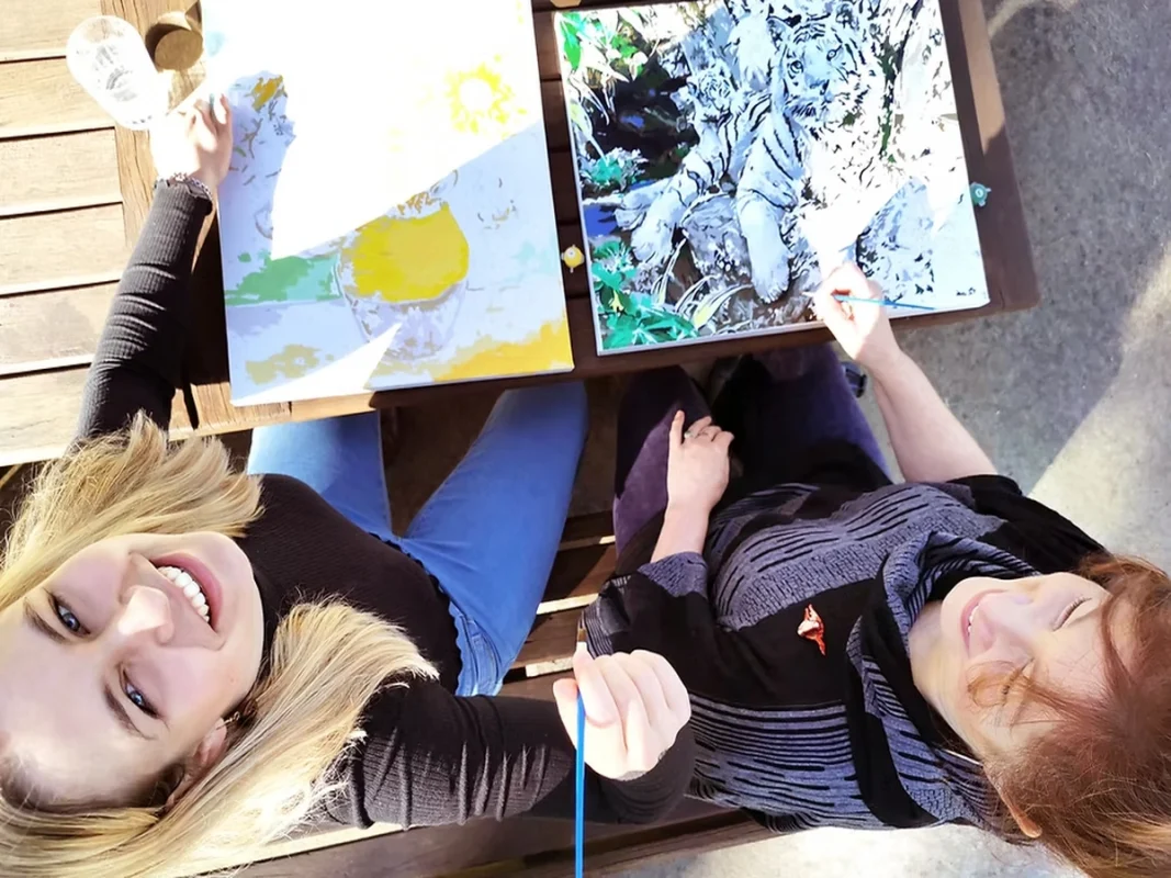 Painting Together landscape wall art