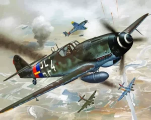 Revell Messerschmitt Bf 109 Paint By Numbers