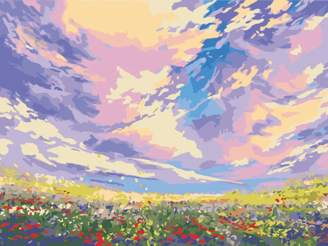 landscape paint by numbers