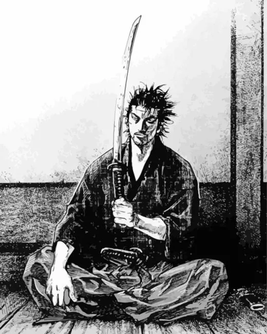 Monochrome Vagabond Paint By Numbers