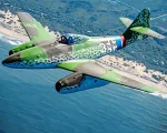 Aesthetic ME 262 Messerschmitt Paint By Numbers